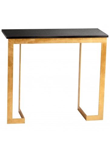 Cyan Design Dante Console Table in Iron and Granite Material with Gold and Black finish - 5241